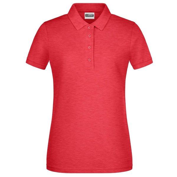 James & Nicholson (Daiber) Női galléros biopamut póló 8009 -
Karmazsinvörös melírozott | 2XL