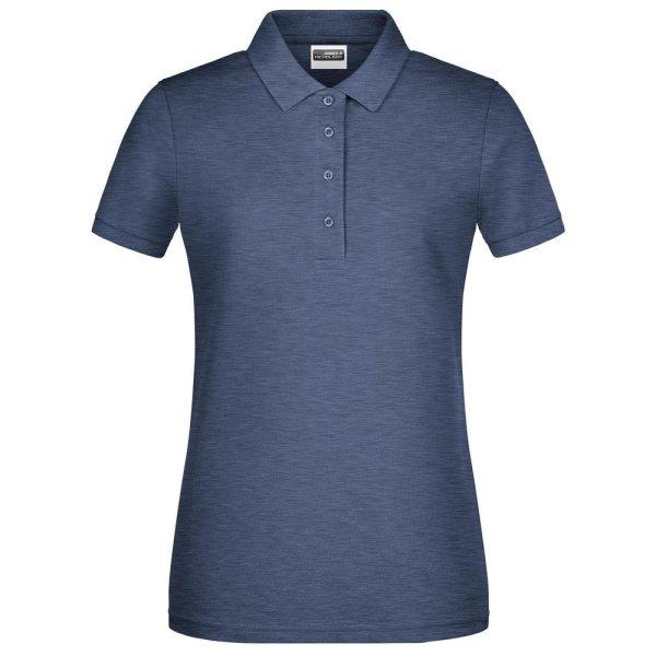 James & Nicholson (Daiber) Női galléros biopamut póló 8009 - Világos
farmerkék melírozott | 2XL
