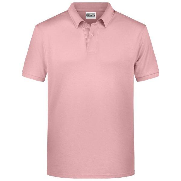 James & Nicholson (Daiber) Férfi galléros biopamut póló 8010 - Enyhén
rózsaszín | 3XL