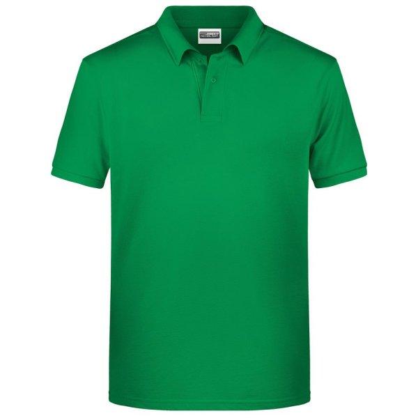James & Nicholson (Daiber) Férfi galléros biopamut póló 8010 -
Páfrányzöld | 3XL