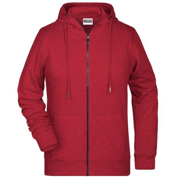 James & Nicholson (Daiber) Női cipzáros biopamut felső 8025 -
Karmazsinvörös melírozott | 3XL