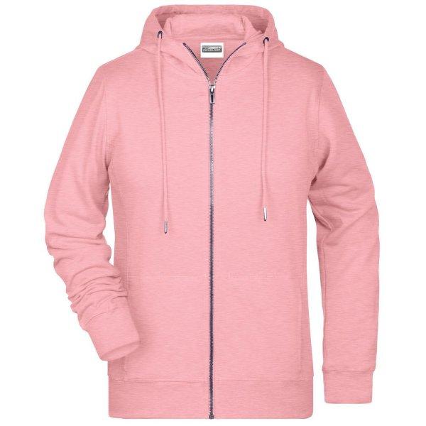 James & Nicholson (Daiber) Női cipzáros biopamut felső 8025 - Rózsaszín
melírozott | 2XL