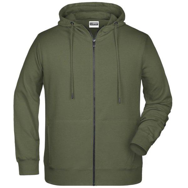 James & Nicholson (Daiber) Férfi cizpáros biopamut felső 8026 - Olív | 5XL