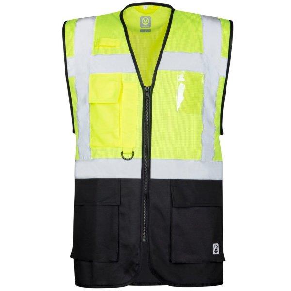 Ardon Fényvisszaverő mellény SIGNAL - Sárga / fekete | 2XL