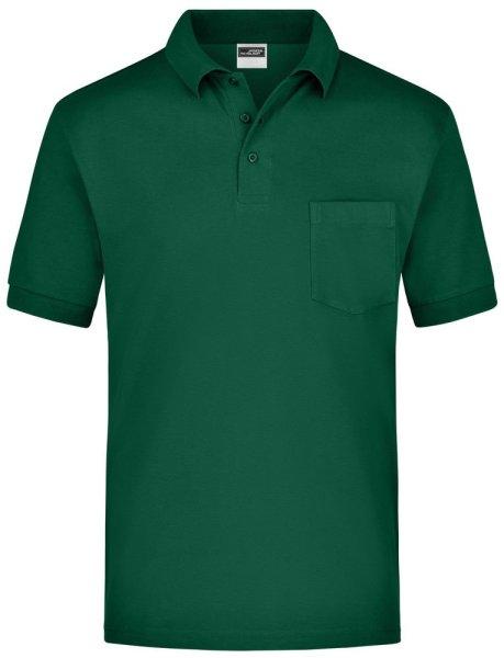 James & Nicholson (Daiber) Férfi galléros póló zsebbel JN026 - Sötétzöld
| 3XL
