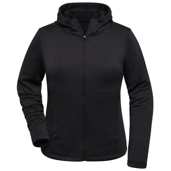 James & Nicholson (Daiber) Női cipzáros, sportos felső JN531 - Fekete | 2XL
