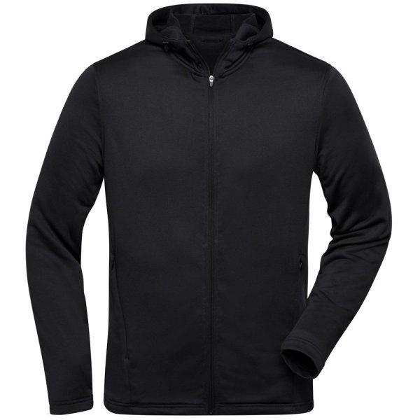 James & Nicholson (Daiber) Férfi cipzáros, sportos felső JN532 - Fekete | 3XL