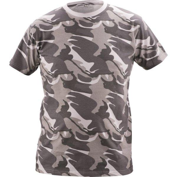 Cerva Férfi terepmintás póló CRAMBE - Terepszínű szürke | 3XL