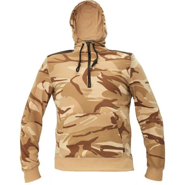 Cerva Férfi terepmintás pulóver CRAMBE - Terepszínű bézs | 2XL