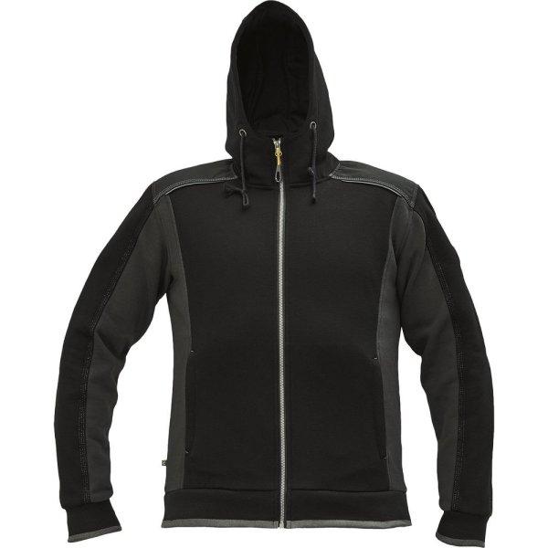 Cerva Férfi cipzáras felső kapucnival DAYBORO - Fekete | 2XL