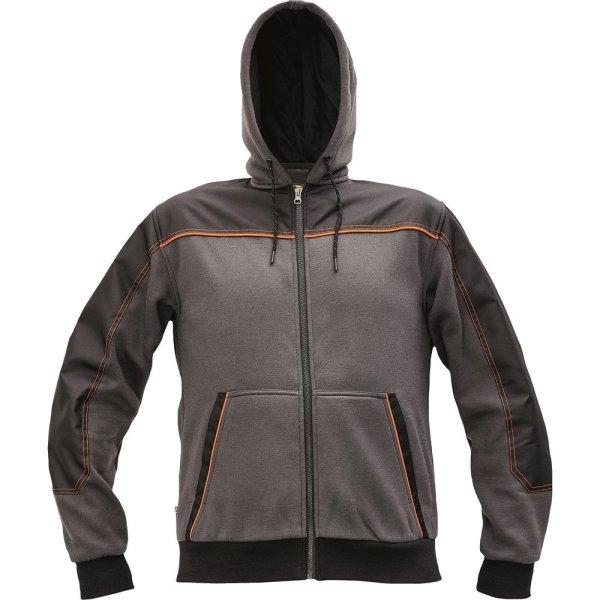 Cerva Férfi cipzáras pulóver CREMORNE - Szürke | 2XL