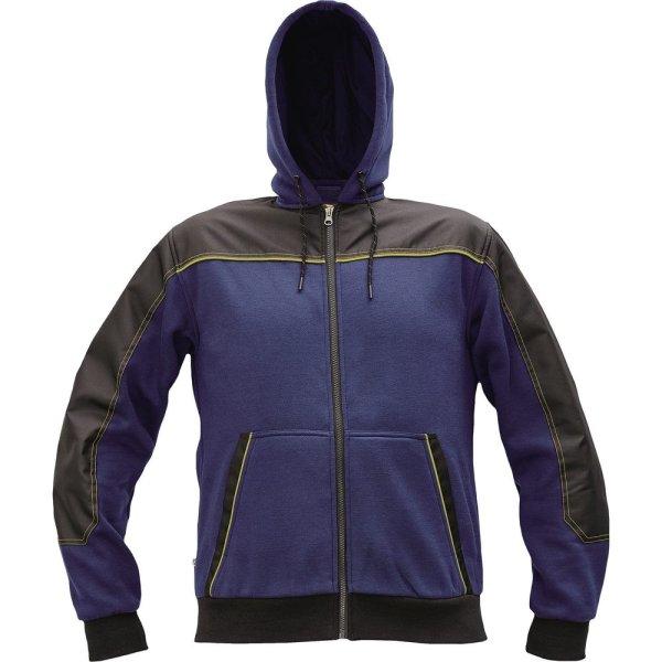 Cerva Férfi cipzáras pulóver CREMORNE - Sötétkék | 2XL