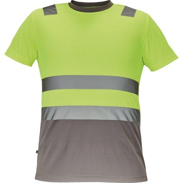 Cerva Férfi fényvisszaverő póló MONZON - Sárga / szürke | 3XL