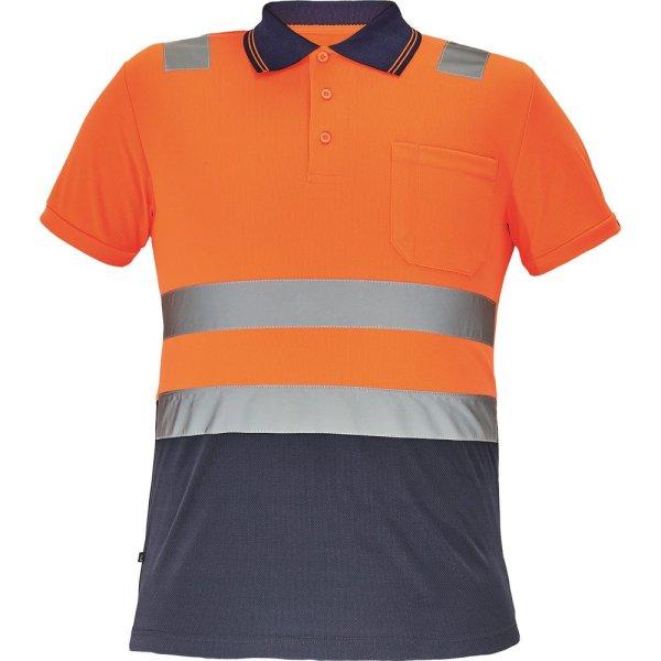 Cerva Fényvisszaverő galléros póló CADIZ - Narancssárga / sötétkék |
3XL
