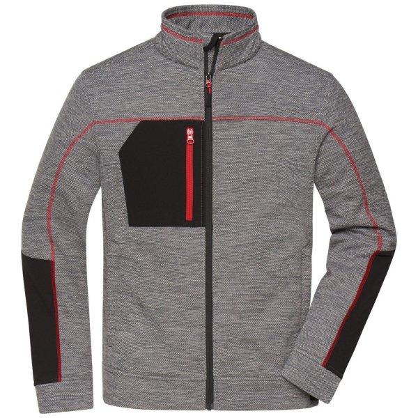 James & Nicholson (Daiber) Férfi fleece pulóver JN1818 - Sötétszürke
melírozott / fekete / piros | 6XL