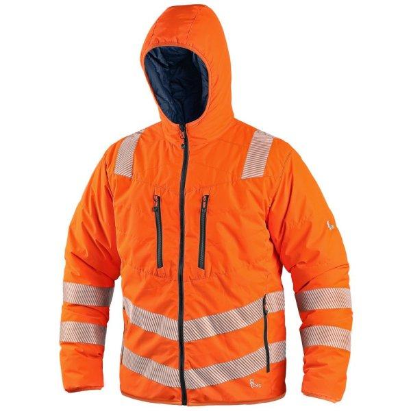 Canis (CXS) Férfi téli kétoldalas fényvisszaverő dzseki CXS CHESTER -
Narancssárga / sötétkék | 3XL
