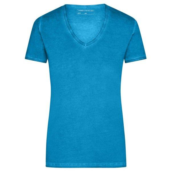 James & Nicholson (Daiber) Gipsy női póló JN975 - Türkiz | 2XL