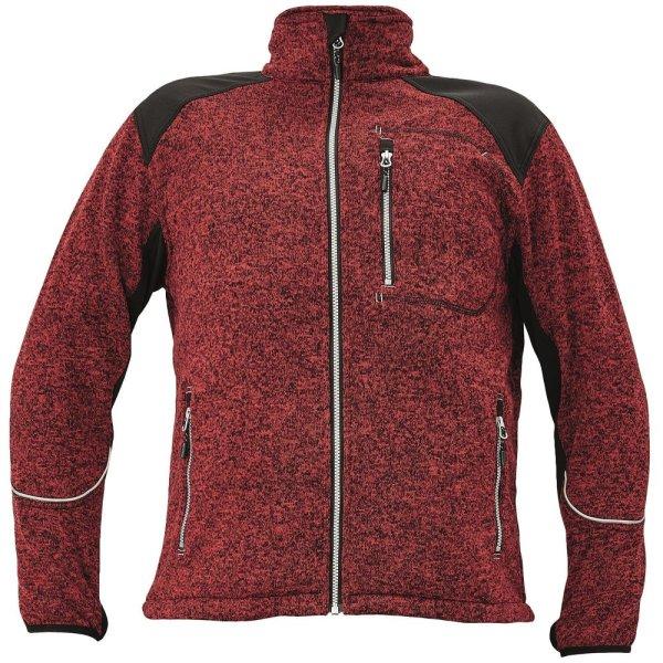 Cerva Férfi cipzáras pulóver BOYER - Piros | 2XL
