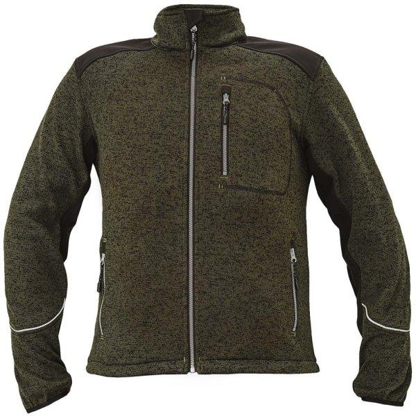 Cerva Férfi cipzáras pulóver BOYER - Olív | 2XL