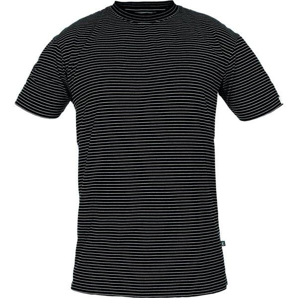 Cerva Antisztatikus rövid ujjú póló NOYO ESD - Fekete | 2XL