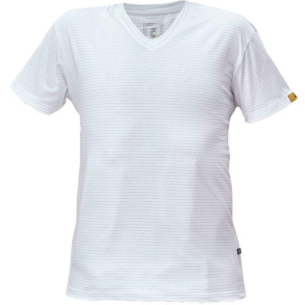 Cerva Antisztatikus rövid ujjú galléros póló V nyakkal NOYO ESD - Fehér |
2XL