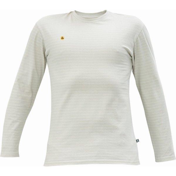 Cerva Antisztatikus hosszú ujjú póló NOYO ESD - Szürke | 3XL