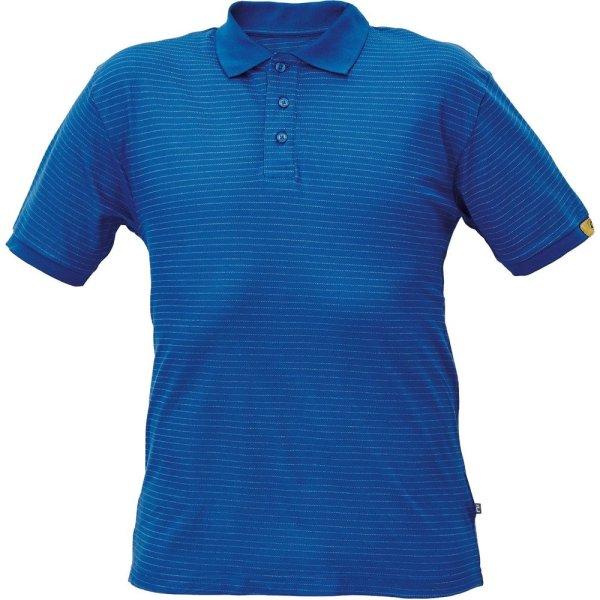 Cerva Antisztatikus rövid ujjú galléros póló NOYO POLO ESD - Királykék |
3XL