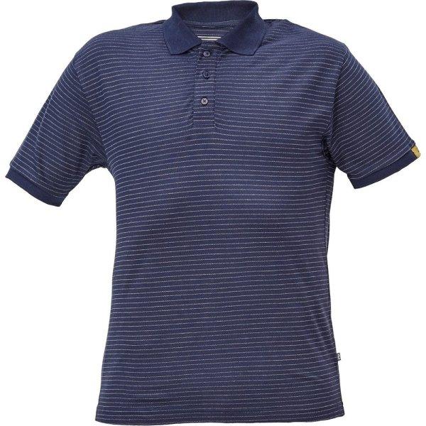 Cerva Antisztatikus rövid ujjú galléros póló NOYO POLO ESD - Sötétkék |
2XL