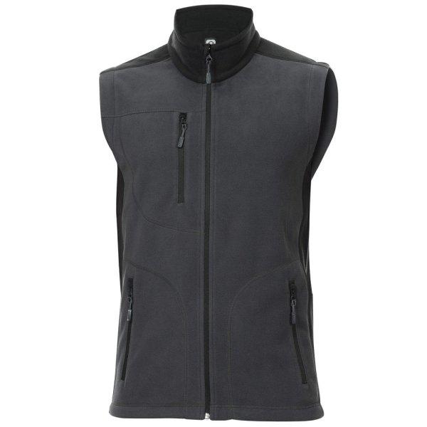 Ardon Férfi fleece mellény Martin - Sötétszürke | 3XL