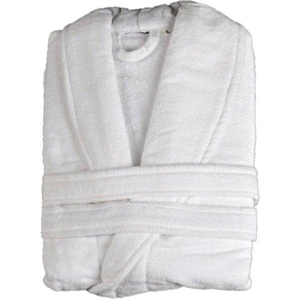 Profod Pamut velúr köntös - Fehér | 2XL