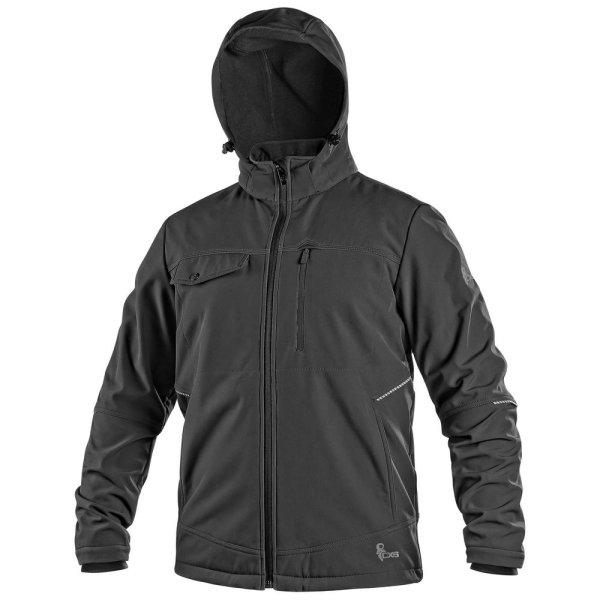 Canis (CXS) Férfi softshell dzseki CXS STRETCH - Fekete | 4XL