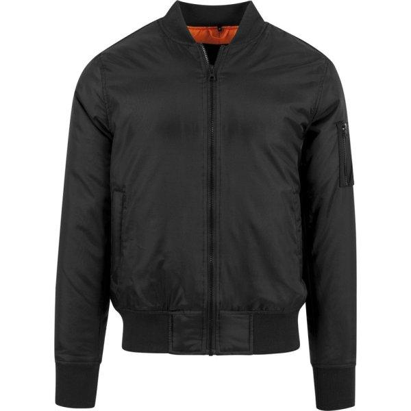 Build Your Brand Meleg férfi bomber dzseki - Fekete | 5XL