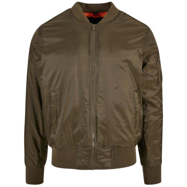 Build Your Brand Meleg férfi bomber dzseki - Sötét olív | 2XL