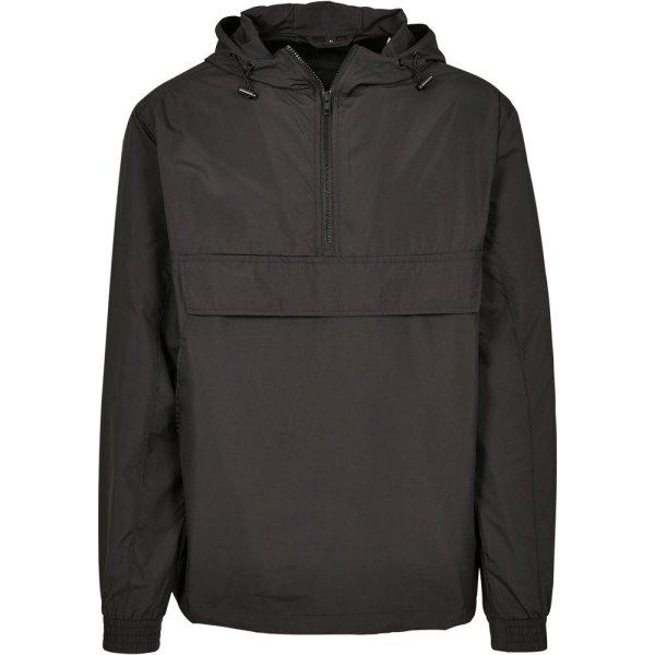 Build Your Brand Belebújós férfi dzseki - Fekete | 4XL