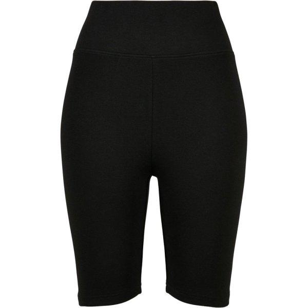 Build Your Brand Női magas derekú kerékpáros rövidnadrág - Fekete | 4XL