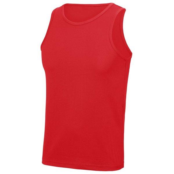 Just Cool Férfi ujjatlan trikó Cool - Tűzpiros | 2XL