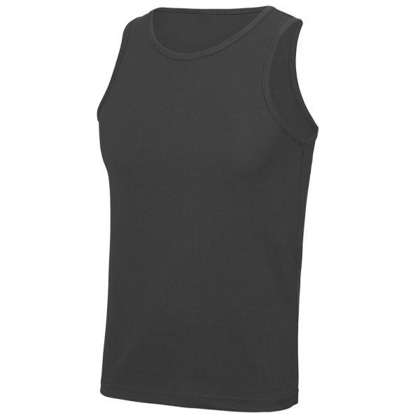 Just Cool Férfi ujjatlan trikó Cool - Szénfekete | 2XL