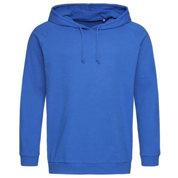 Stedman Könnyű kapucnis pamut pulóver - Királykék | 2XL
