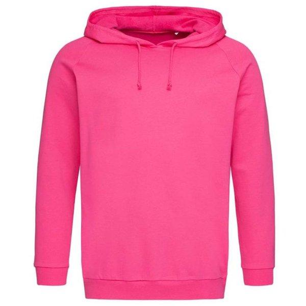 Stedman Könnyű kapucnis pamut pulóver - Rózsaszín | 2XL