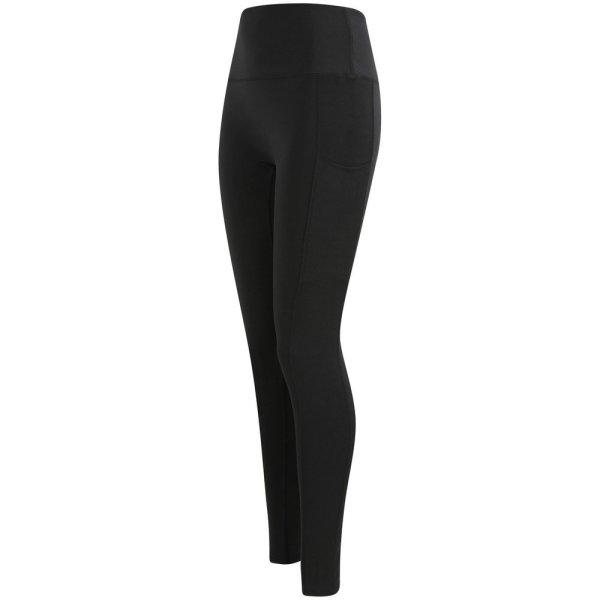 Tombo Női elasztikus sport leggings magas derékkal - Fekete | 2XL/3XL