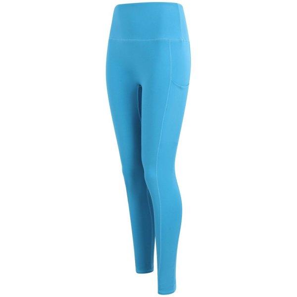 Tombo Női elasztikus sport leggings magas derékkal - Türkiz | 2XL/3XL