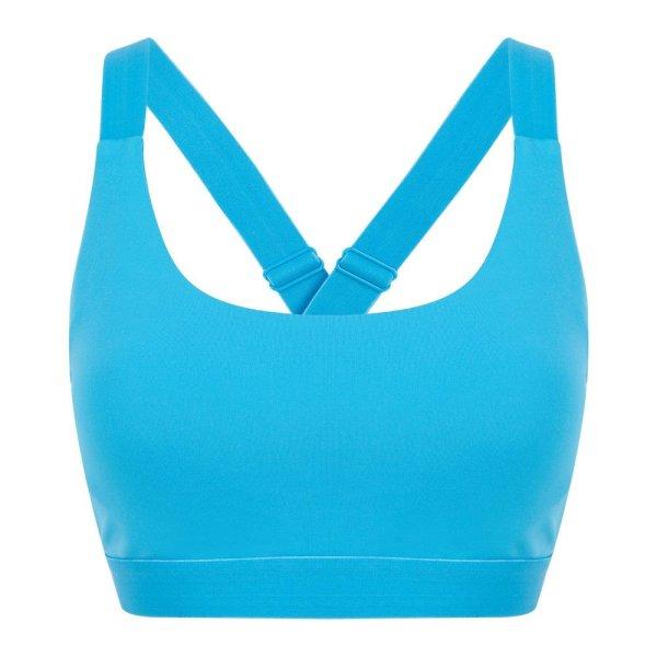 Tombo Sportmelltartó keresztezett pántokkal - Türkiz | 2XS