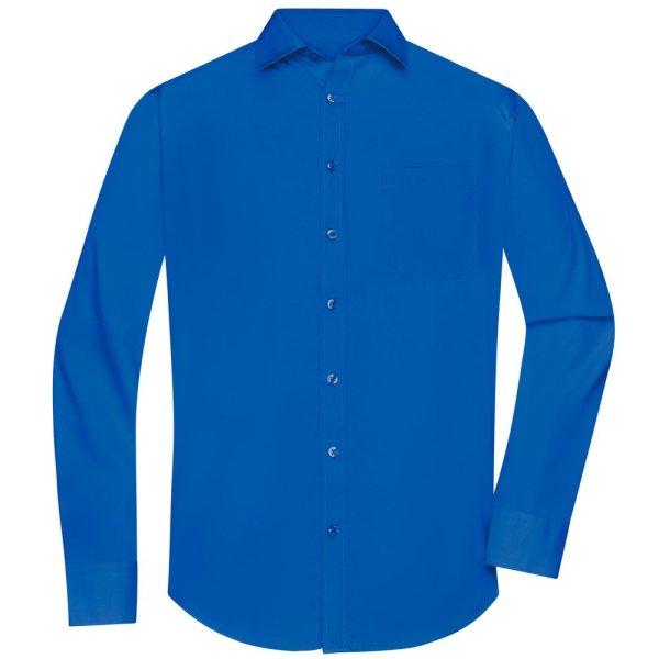 James & Nicholson (Daiber) Férfi hosszú ujjú ing JN678 - Királykék | 4XL
