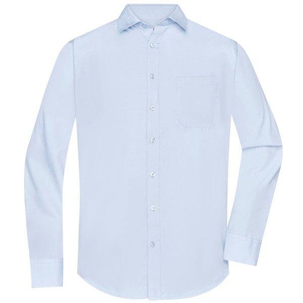 James & Nicholson (Daiber) Férfi hosszú ujjú ing JN678 - Világoskék | 4XL