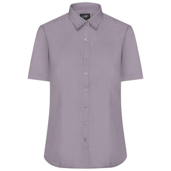James & Nicholson (Daiber) Női rövid ujjú ing JN679 - Acélszín | 3XL