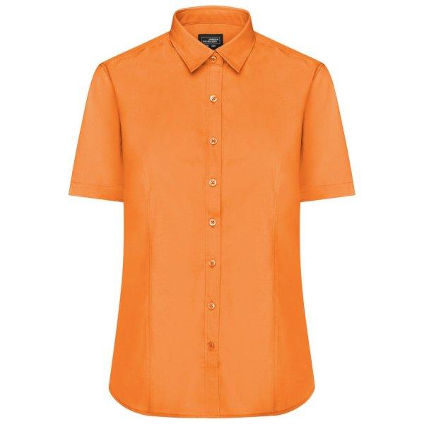 James & Nicholson (Daiber) Női rövid ujjú ing JN679 - Narancssárga | 3XL