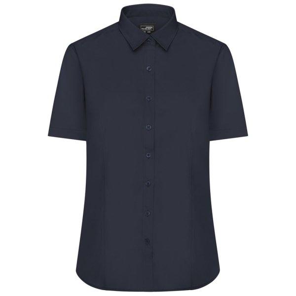 James & Nicholson (Daiber) Női rövid ujjú ing JN679 - Sötétkék | 3XL