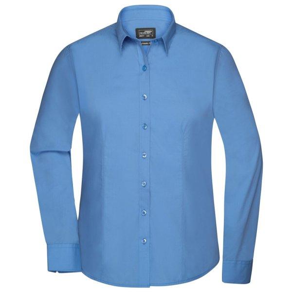James & Nicholson (Daiber) Női hosszú ujjú ing JN677 - Aqua | 2XL