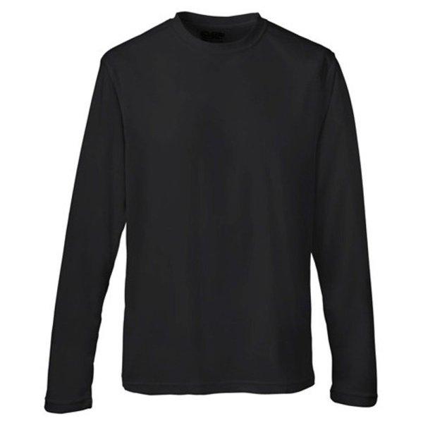 Just Cool Hosszú ujjú férfi sportpóló Cool T - Fekete | 2XL