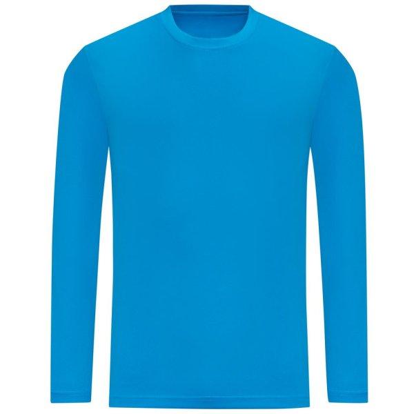 Just Cool Hosszú ujjú férfi sportpóló Cool T - Zafír kék | 2XL